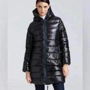 [IT40/US 6] Duvetica Mid Length Zipper  Hooded Down Jacket